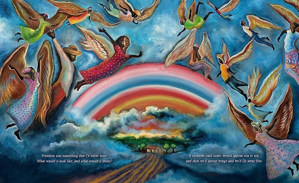 Illustration from The Night Before Freedom: A Juneteenth Story by Corey Barksdale
