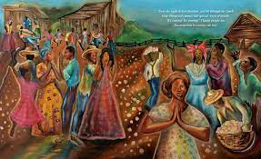 Illustration from The Night Before Freedom: A Juneteenth Story by Corey Barksdale