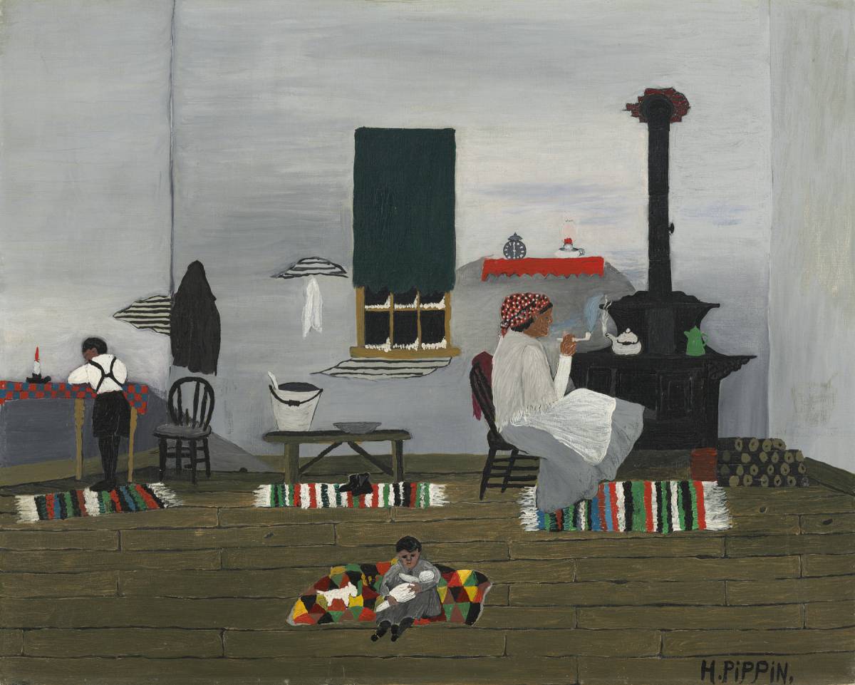 Interior, a 1944 painting by Horace Pippin, National Gallery of Art