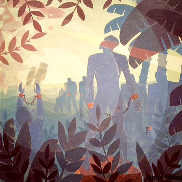 Painting by Aaron Douglas