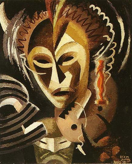 Les Fetiches, Harlem Renaissance era painting