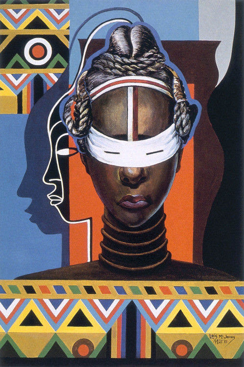 Initiation, Liberia by Lois Mailou Jones