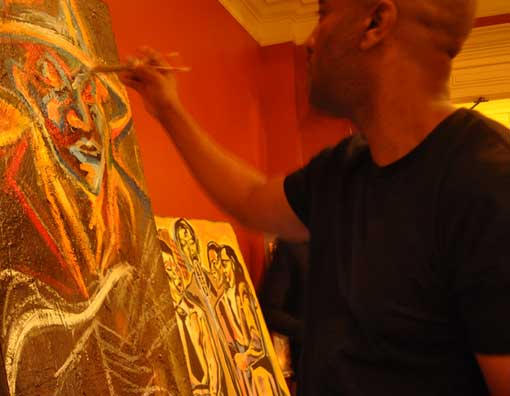 African American art by Atlanta artist Corey Barksdale