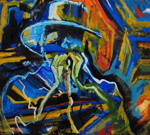 Black Art Movement Abstract Art - Atlanta Art Gallery artwork by Corey Barksdale