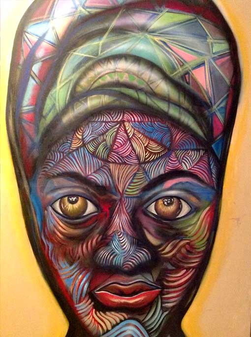 African American artist original fine art painting