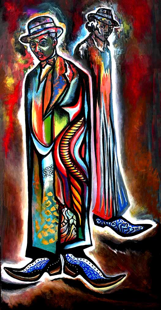 So Fresh So Clean, a Mean Joe Green tribute painting by Corey Barksdale