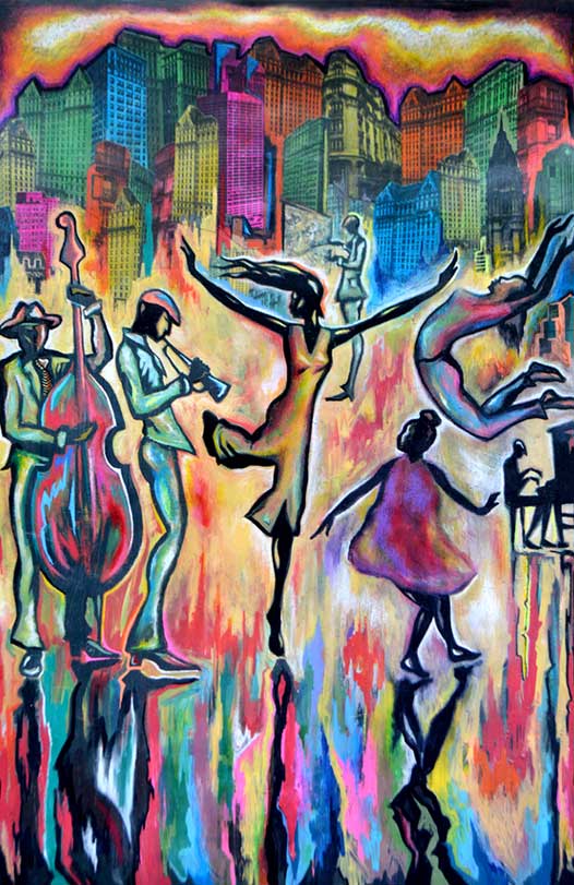Forever I Love Atlanta painting by Corey Barksdale