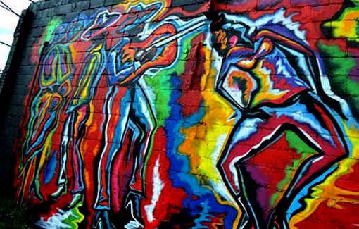 Powerful African American fine art painting by Corey Barksdale, Rockford, Illinois