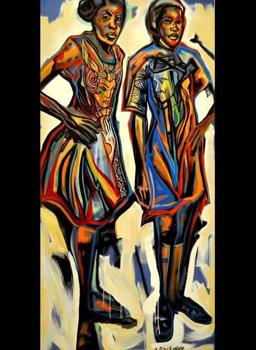 Black Art Movement Abstract Art - Atlanta Art Gallery artwork by Corey Barksdale